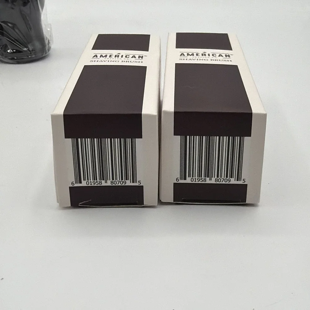 2 Piece American Shaving Co Brushes. Cruelty Free USA MADE Badger hair